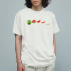 ☀️ひなたぼっくすの🍉スイカの満ち欠け(写真) Organic Cotton T-Shirt