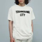 JIMOTOE Wear Local Japanの吉野川市 YOSHINOGAWA CITY Organic Cotton T-Shirt