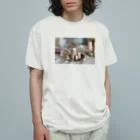 murmur in the SodaのMarbleshkas on the shell Organic Cotton T-Shirt