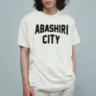 JIMOTOE Wear Local Japanの網走市 ABASHIRI CITY オーガニックコットンTシャツ