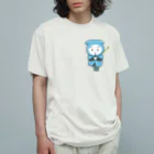 TOM鍼灸院の鍼灸忍者さすまるくん オーガニックコットンTシャツ