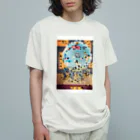 すのうてぃの歯車入り水晶　三角ピクセレートver Organic Cotton T-Shirt