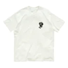 あーるえるショップの黒ラブRくん(お掃除中) Organic Cotton T-Shirt