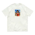 モカモカネロネロのじゅんこ•フリーダ オーガニックコットンTシャツ