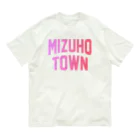 JIMOTOE Wear Local Japanの瑞穂町 MIZUHO TOWN Organic Cotton T-Shirt