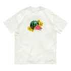 cheat omeletteのスイカの花 オーガニックコットンTシャツ