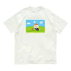 おちゃはかせのグッズ屋さん（日本茶）のおちゃはかせの茶摘み Organic Cotton T-Shirt