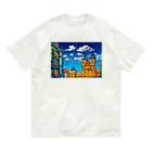 GALLERY misutawoのチェコ プラハの天文時計とティーン教会 Organic Cotton T-Shirt