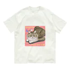 chunchunchunziの百獣の王と小鳥 オーガニックコットンTシャツ