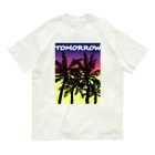 ラクガキ工房のTOMORROW オーガニックコットンTシャツ