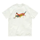 Drecome_Designのバッタ オーガニックコットンTシャツ