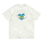 ウクライナのワンコ応援団のウクライナ応援団　paritora Organic Cotton T-Shirt