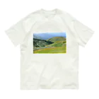 もくもくモクレンの日本スピッツデザインショップの巻機山Ｔシャツ オーガニックコットンTシャツ