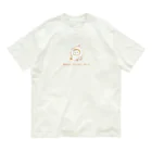 mokumokukの生クリームメン オーガニックコットンTシャツ