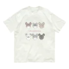 moca's  atelierのポップコーンチンチラ Organic Cotton T-Shirt