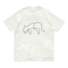 レイにーの忍び歩きシンプル黒猫 Organic Cotton T-Shirt