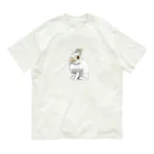 うさぎ王子のしもべのお座りうさぎ Organic Cotton T-Shirt