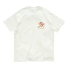 uzu calligraphyのomlet. オーガニックコットンTシャツ