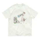 トコロコムギのべろべろにゃんこ Organic Cotton T-Shirt