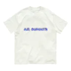 Air Sumouthの☆エアースマース文字☆ オーガニックコットンTシャツ