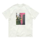 asami　otomoの薔薇とラーメン（お昼間） オーガニックコットンTシャツ
