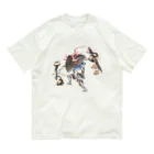 和もの雑貨 玉兎の百鬼夜行絵巻 鍋坊主【絵巻物・妖怪・かわいい】 Organic Cotton T-Shirt