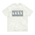 white-cockatooのタイハクオウム　mofumofu club オーガニックコットンTシャツ