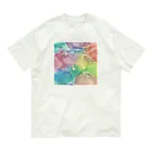 葉月あさこ(風椋)＠癒しの書【公式】のインクアート カラフル オーガニックコットンTシャツ