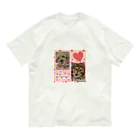 あけみのラッキーandりん オーガニックコットンTシャツ