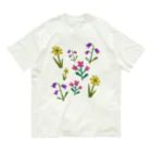 sandy-mのボタニカルフラワーガーデン Organic Cotton T-Shirt