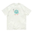 ちくわぶのていねいな暮らしをするモンスター オーガニックコットンTシャツ