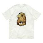 もけけ工房 SUZURI店のカブと獅子(カラー) Organic Cotton T-Shirt