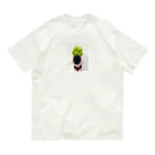 trickNFTartの土桔梗(Eustoma) オーガニックコットンTシャツ