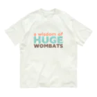 SDOのa wisdom of HUGE WOMBATS オーガニックコットンTシャツ