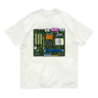 旨味教授といちごもちぷりんのパソコンのマザーボード Organic Cotton T-Shirt