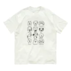 けちゃっぷごはんのお店のうろ覚えワンちゃん(線濃いめ) Organic Cotton T-Shirt