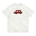 tamaccoの赤い車 オーガニックコットンTシャツ