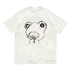 直 カエル-Sugu Kaeru-のすぐかえる オーガニックコットンTシャツ