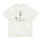 Andiamoのあなたは何派？（茶） オーガニックコットンTシャツ