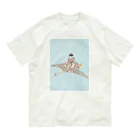 keeeeeep smilingの空活 オーガニックコットンTシャツ