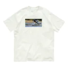 Master of youthの駆け抜けるボーダーコリー Organic Cotton T-Shirt