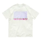 pekopeko no pelo's shop！のマイクロナス①［front print］ オーガニックコットンTシャツ