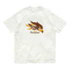 kocoon（コクーン）の集中したい鷹 オーガニックコットンTシャツ