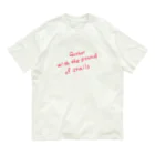 エリアシ刈り上げタイショップのHORAGAI PINK オーガニックコットンTシャツ