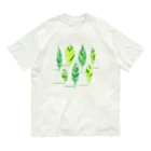 OtsuCHEEのカシの葉 オーガニックコットンTシャツ