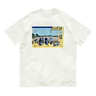 寿めでたや(ukiyoe)の葛飾北斎_冨嶽三十六景　五百らかん寺さゞゐどう Organic Cotton T-Shirt