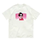 加藤 光雲のRose-design（扇子閉じVer.） Organic Cotton T-Shirt