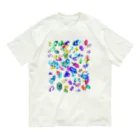 R☆worldのカラフルクリスタル Organic Cotton T-Shirt