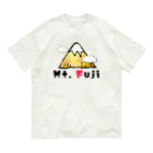 レアレアコクアのいいことありそう! 金運シリーズ　(富士山　Mt.Fuji) オーガニックコットンTシャツ