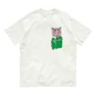 LONESOME TYPE ススのI LOVE 猫（妖） オーガニックコットンTシャツ